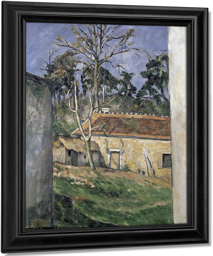 Cour De Ferme (Farmyard) By Paul Cezanne Fine Art Print