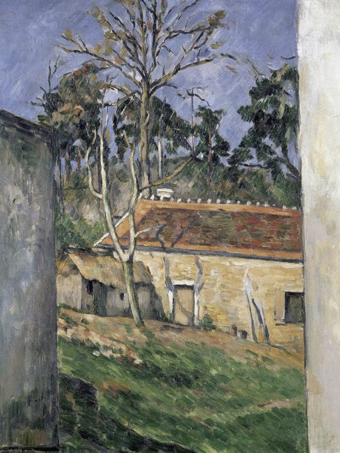 Cour De Ferme (Farmyard) By Paul Cezanne Fine Art Print