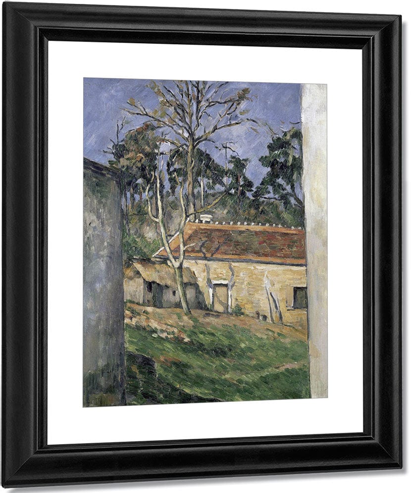 Cour De Ferme (Farmyard) By Paul Cezanne Fine Art Print