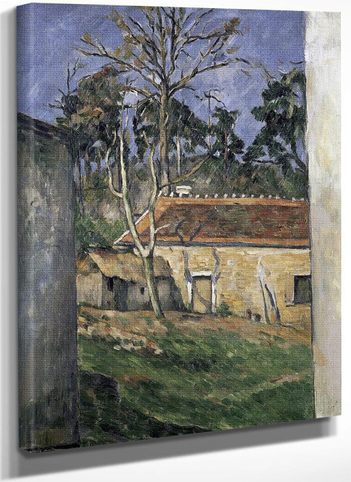 Cour De Ferme (Farmyard) By Paul Cezanne Fine Art Print