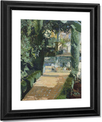 Court Of The Dances Alcazar Sevilla By Joaquin Sorolla Y Bastida Fine Art Print