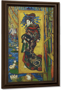 Courtisane (After Eisen) Paris (La Cortesana Paris) By Vincent Van Gogh Fine Art Print