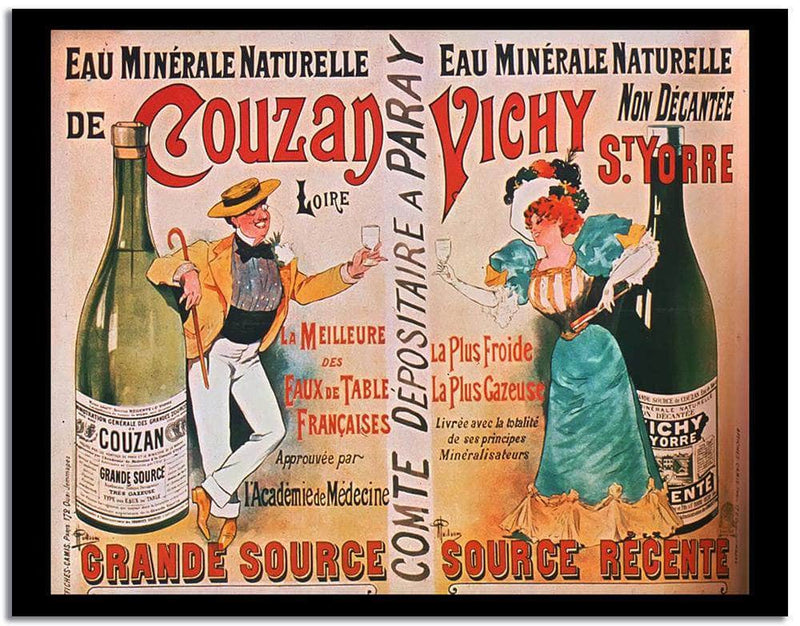 Couzan Vichy  Vintage Poster Fine Art Print