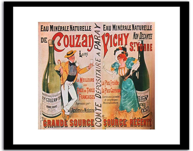 Couzan Vichy  Vintage Poster Fine Art Print