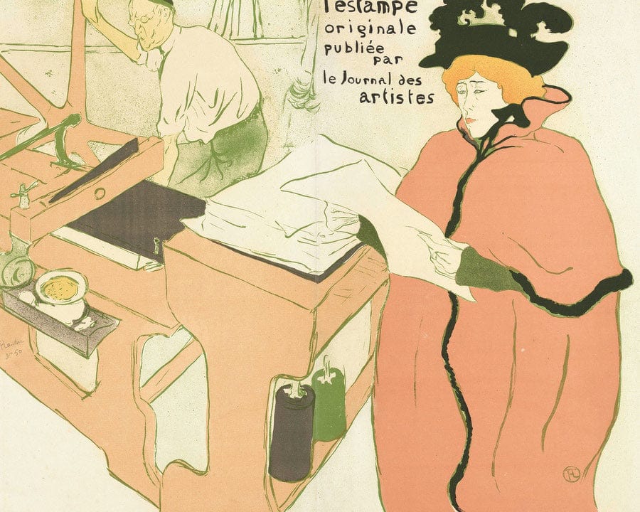 Cover For The Album L 2039 Estampe 1 1893 By Henri De Toulouse Lautrec Fine Art Print