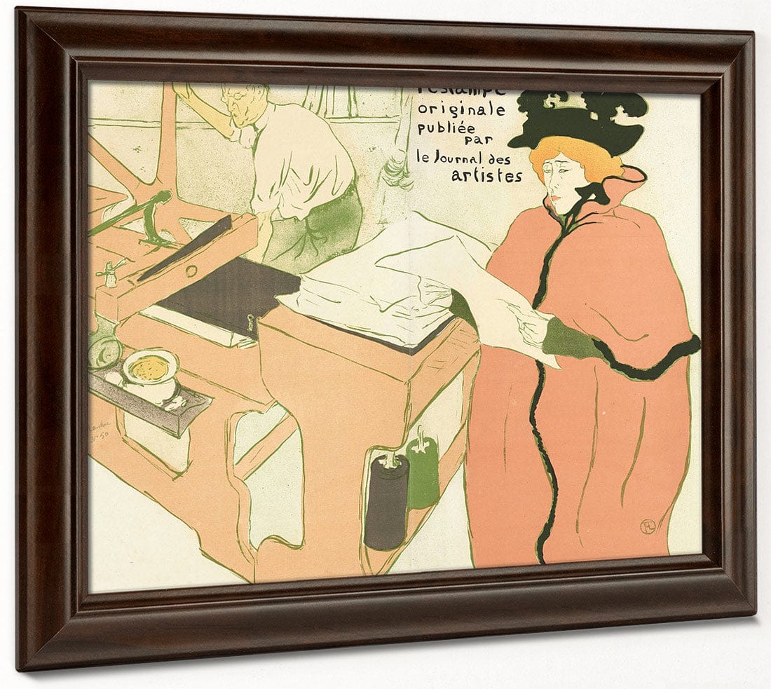 Cover For The Album L 2039 Estampe 1 1893 By Henri De Toulouse Lautrec Fine Art Print