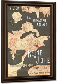 Cover For The Book Reine De Joie (Queen Of Joy) By Pierre Bonnard Fine Art Print