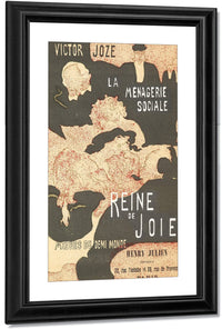 Cover For The Book Reine De Joie (Queen Of Joy) By Pierre Bonnard Fine Art Print
