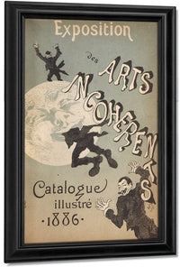 Cover Illustration For Exposition Des Arts Incoherents By Jules Cheret Fine Art Print