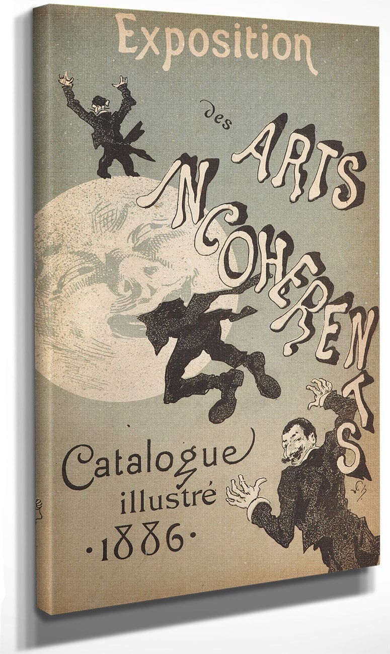 Cover Illustration For Exposition Des Arts Incoherents By Jules Cheret Fine Art Print