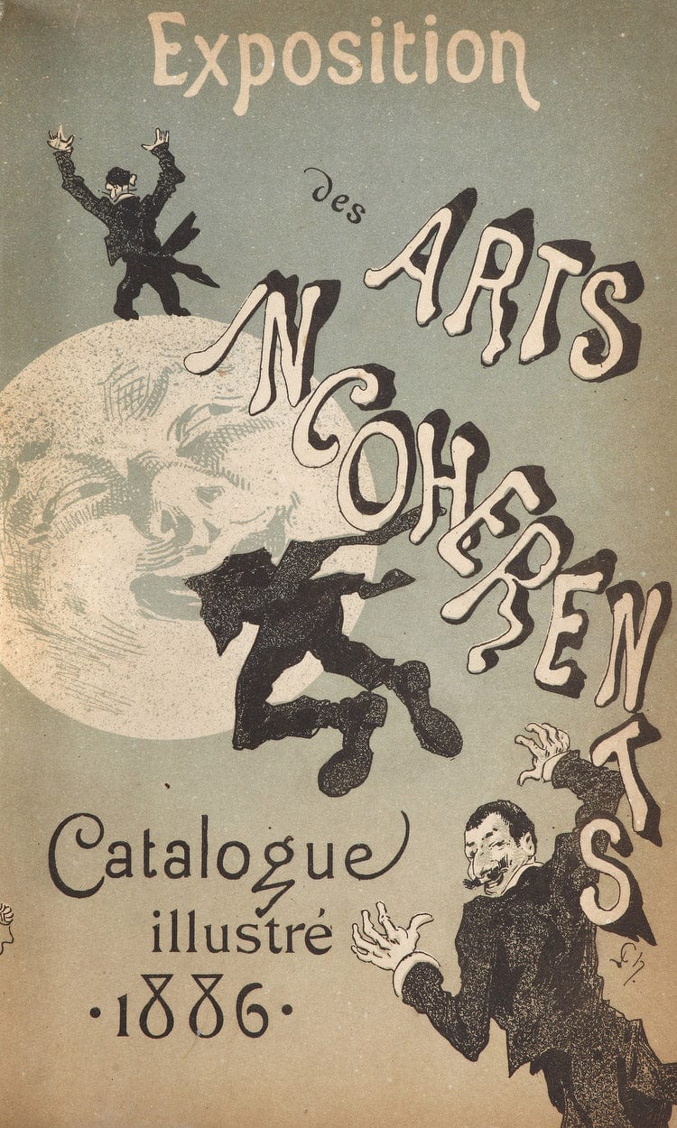 Cover Illustration For Exposition Des Arts Incoherents By Jules Cheret Fine Art Print