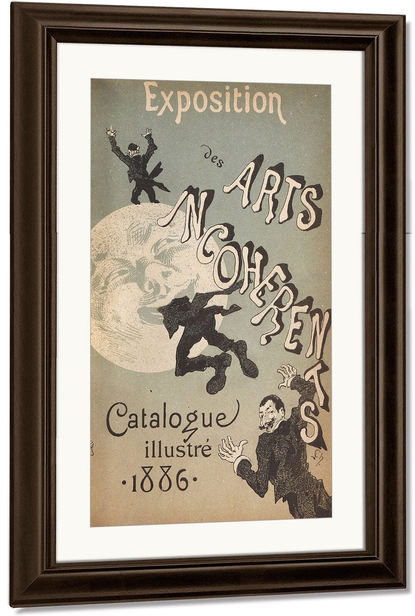 Cover Illustration For Exposition Des Arts Incoherents By Jules Cheret Fine Art Print