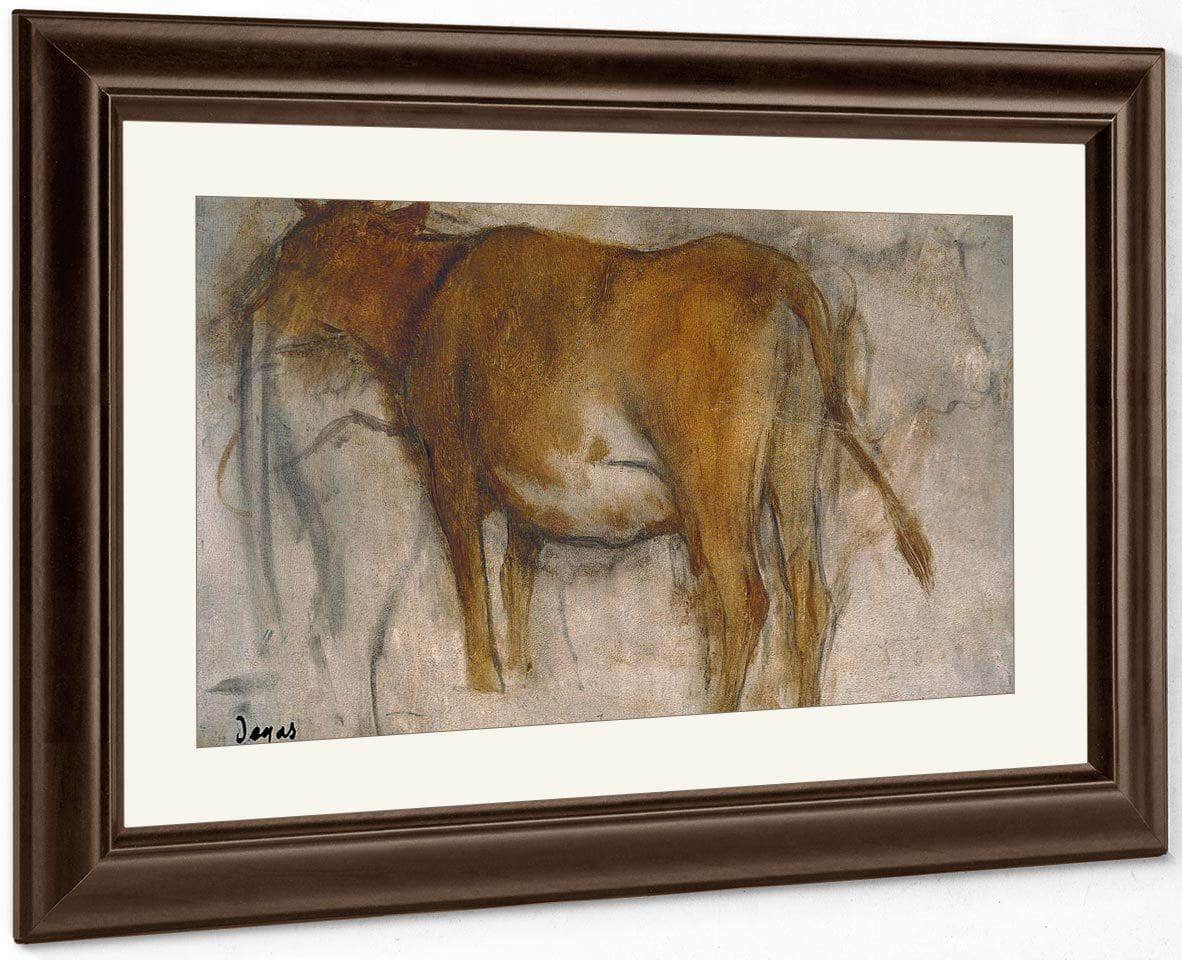 Cow By Edgar Degas Fine Art Print