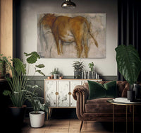 Cow By Edgar Degas Fine Art Print