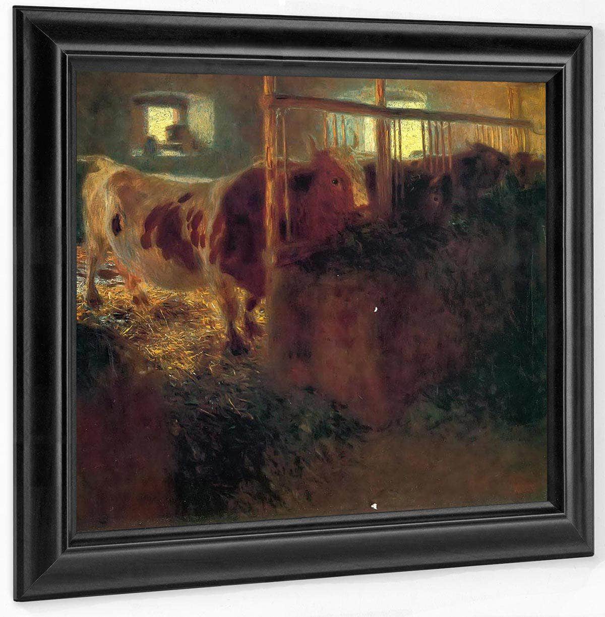 Cow Shed, 1899 By Gustav Klimt Fine Art Print