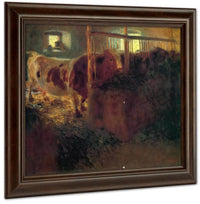 Cow Shed, 1899 By Gustav Klimt Fine Art Print