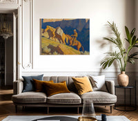 Cowboy And Packhorse By Maynard Dixon Fine Art Print