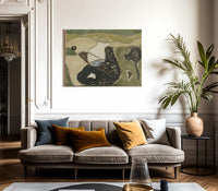 Cows In A Pasture By Arthur Dove Fine Art Print