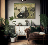 Cows In A Pasture By Arthur Dove Fine Art Print