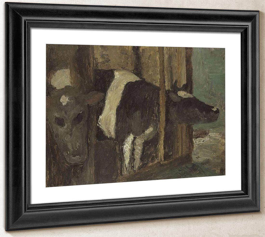 Cowshed By Paula Modersohn Becker Fine Art Print
