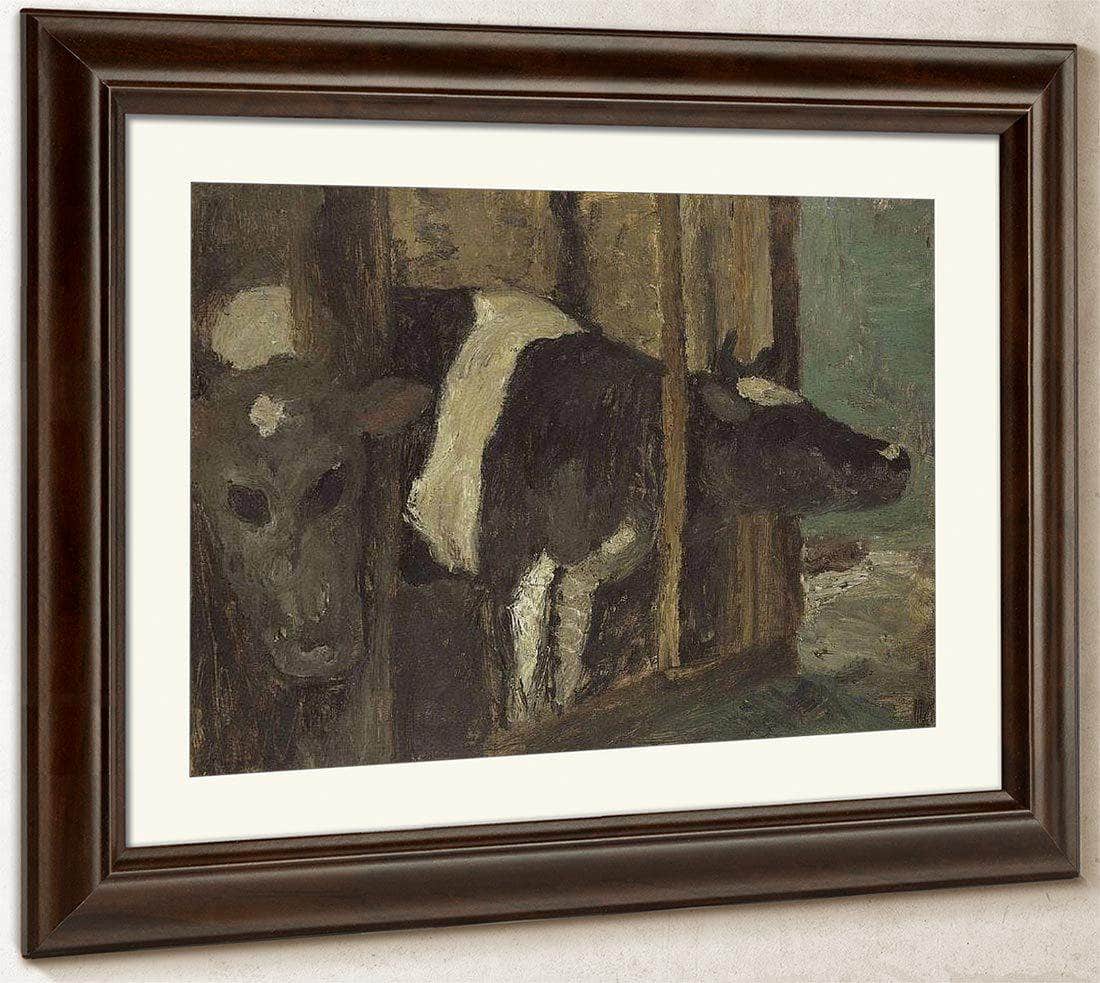 Cowshed By Paula Modersohn Becker Fine Art Print