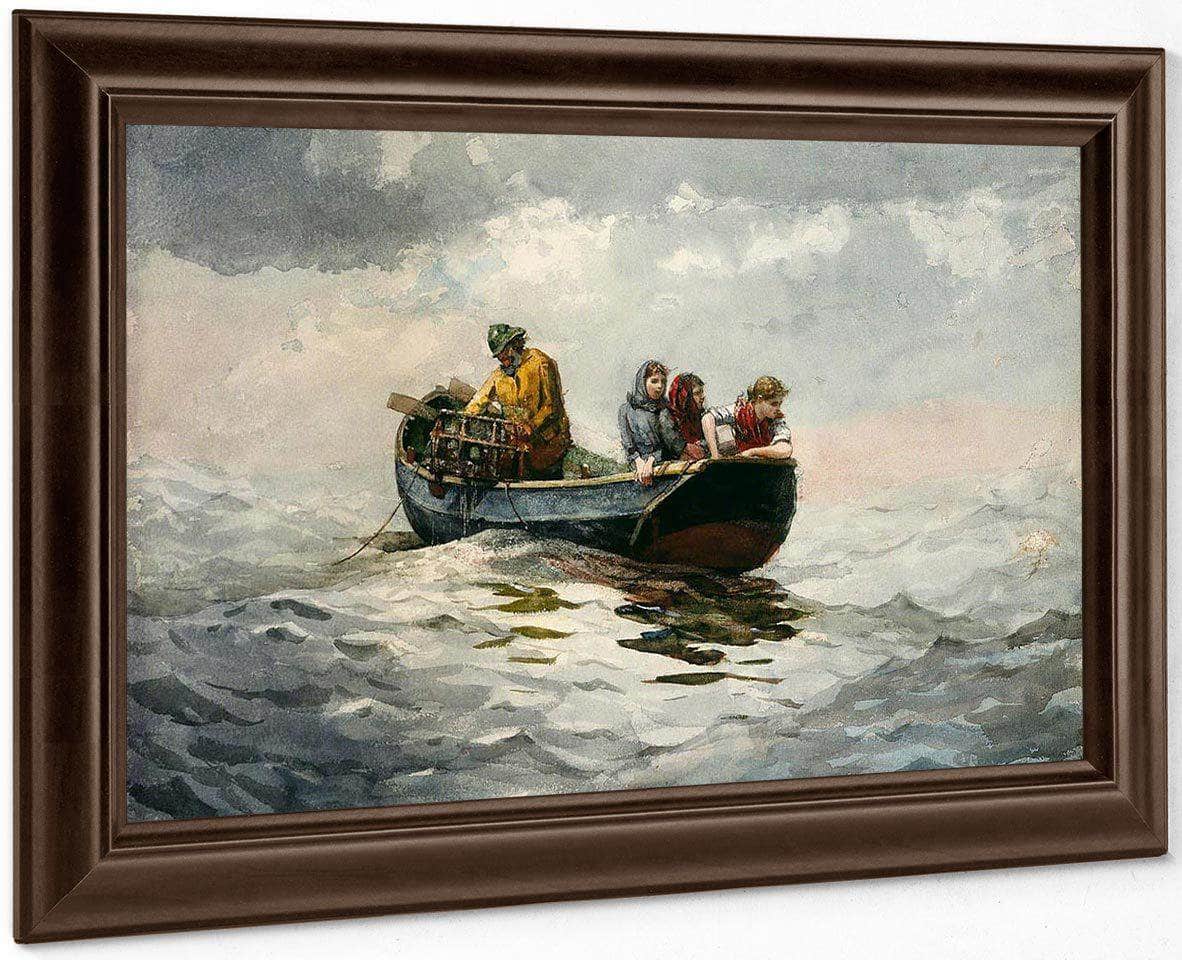 Crab Fishing By Winslow Homer Fine Art Print