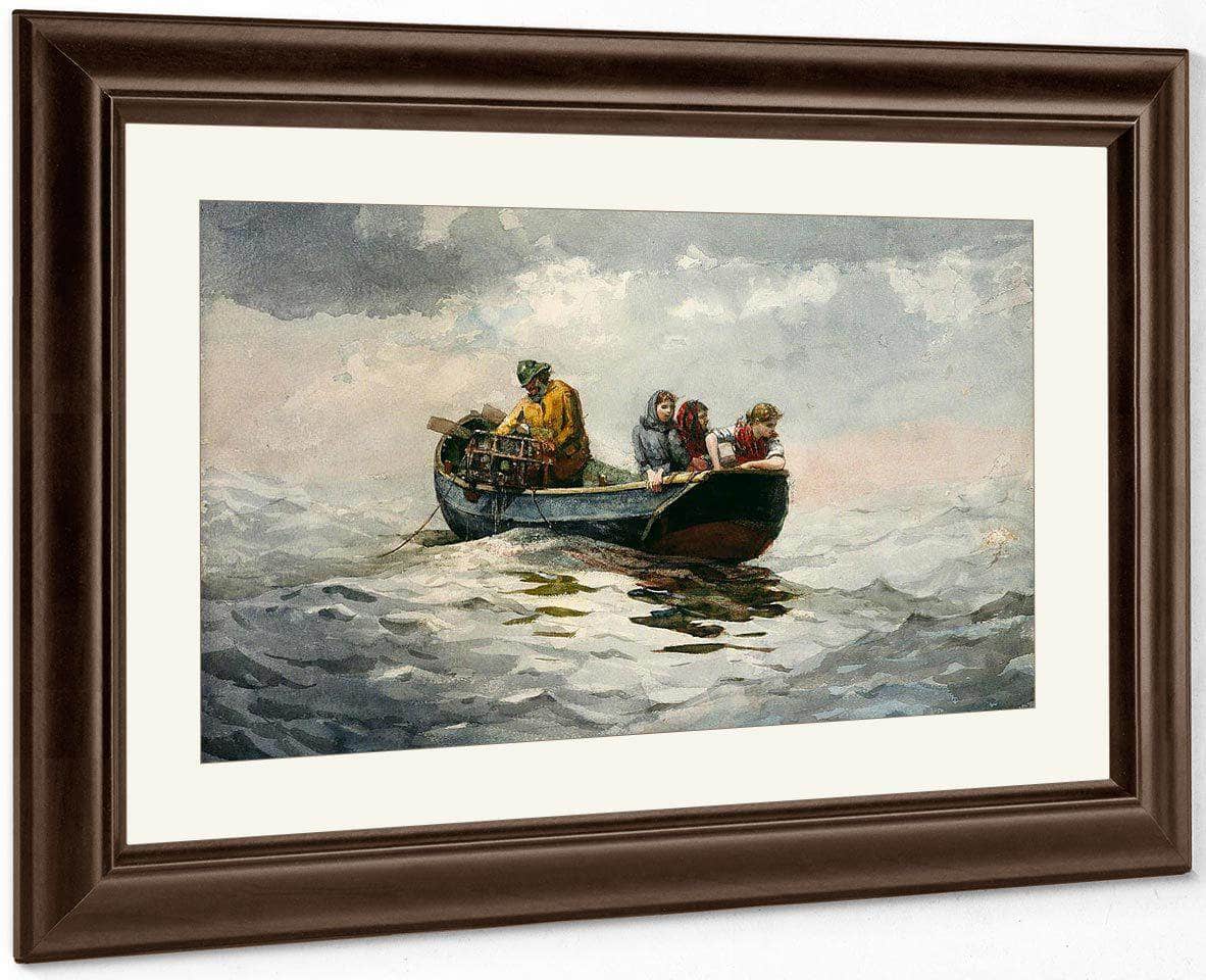 Crab Fishing By Winslow Homer Fine Art Print