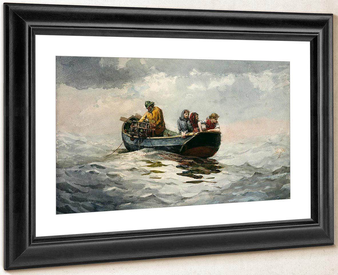 Crab Fishing By Winslow Homer Fine Art Print