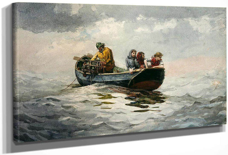 Crab Fishing By Winslow Homer Fine Art Print