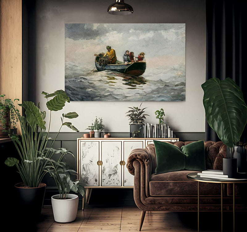 Crab Fishing By Winslow Homer Fine Art Print