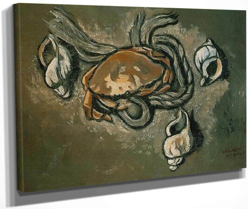 Crab Rope Seashells By Marsden Hartley Fine Art Print