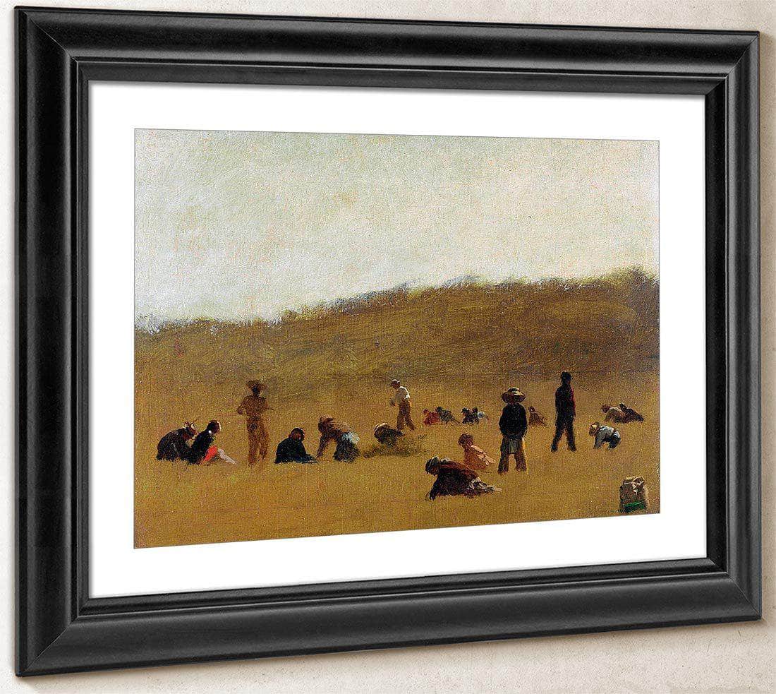Cranberry Pickers By Eastman Johnson Fine Art Print