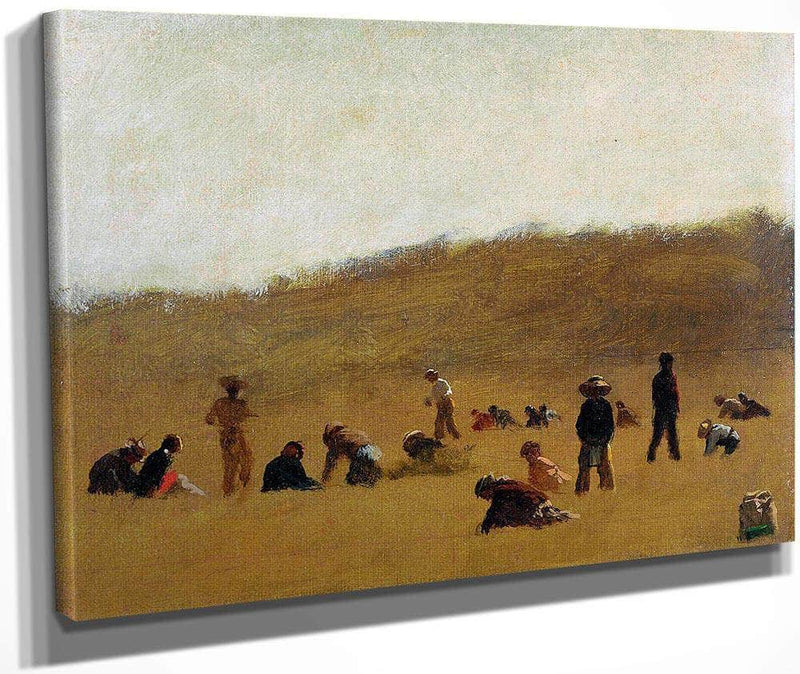 Cranberry Pickers By Eastman Johnson Fine Art Print