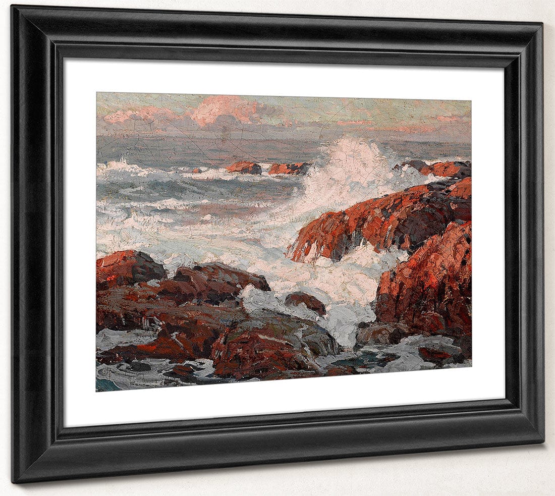 Crashing Waves By Edgar Payne Fine Art Print