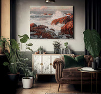 Crashing Waves By Edgar Payne Fine Art Print