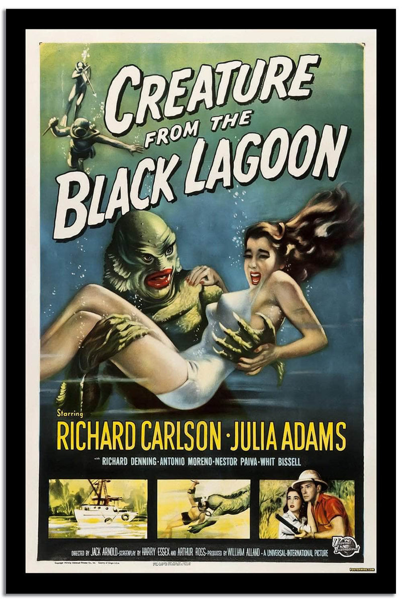 Creature From The Black Lagoon  Vintage Poster Fine Art Print