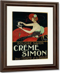 Creme Simon Poster By Joaquim Vayreda Vila Fine Art Print