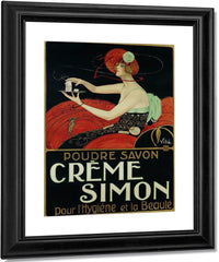 Creme Simon Poster By Joaquim Vayreda Vila Fine Art Print
