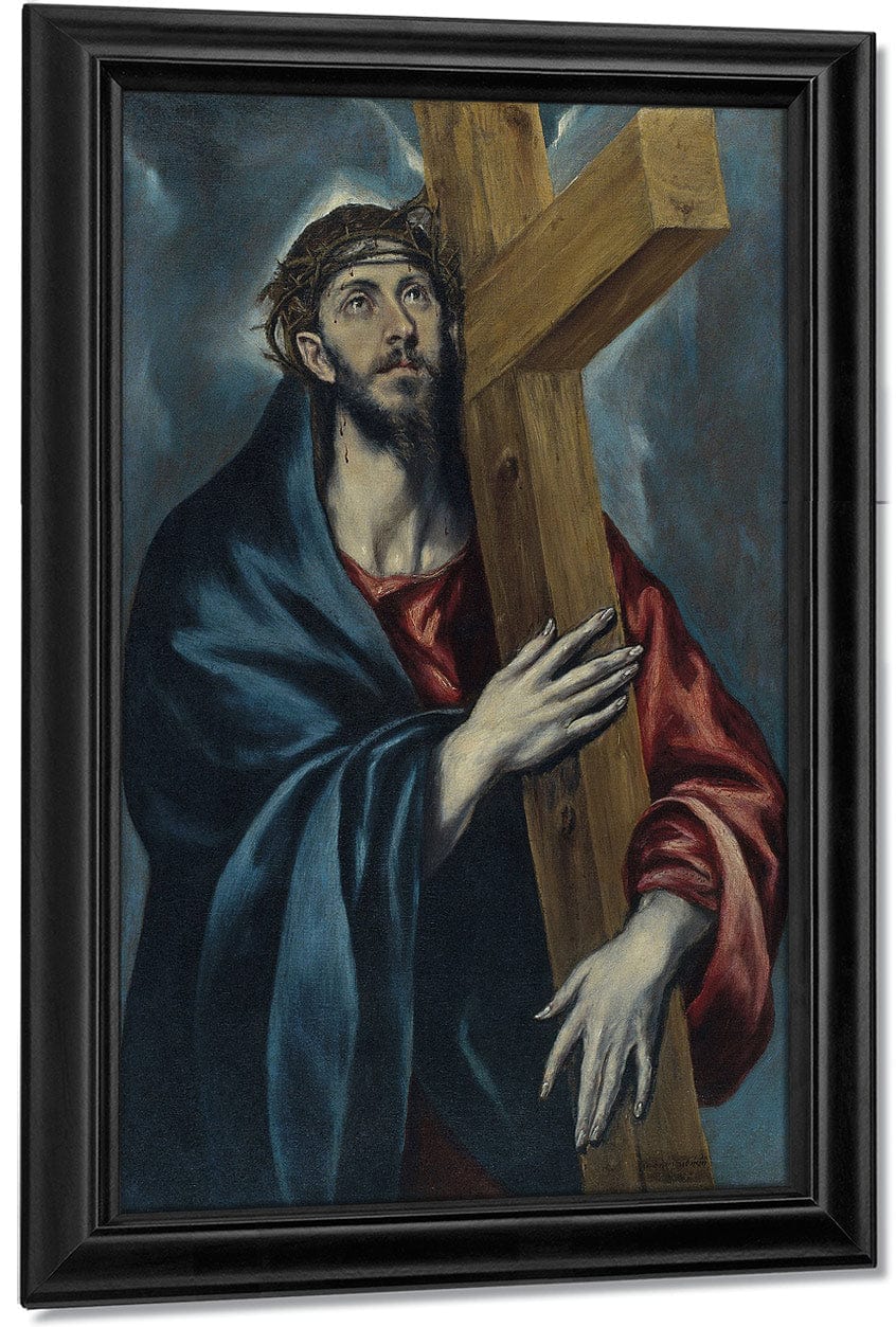 Crist Amb La Creu By El Greco Fine Art Print