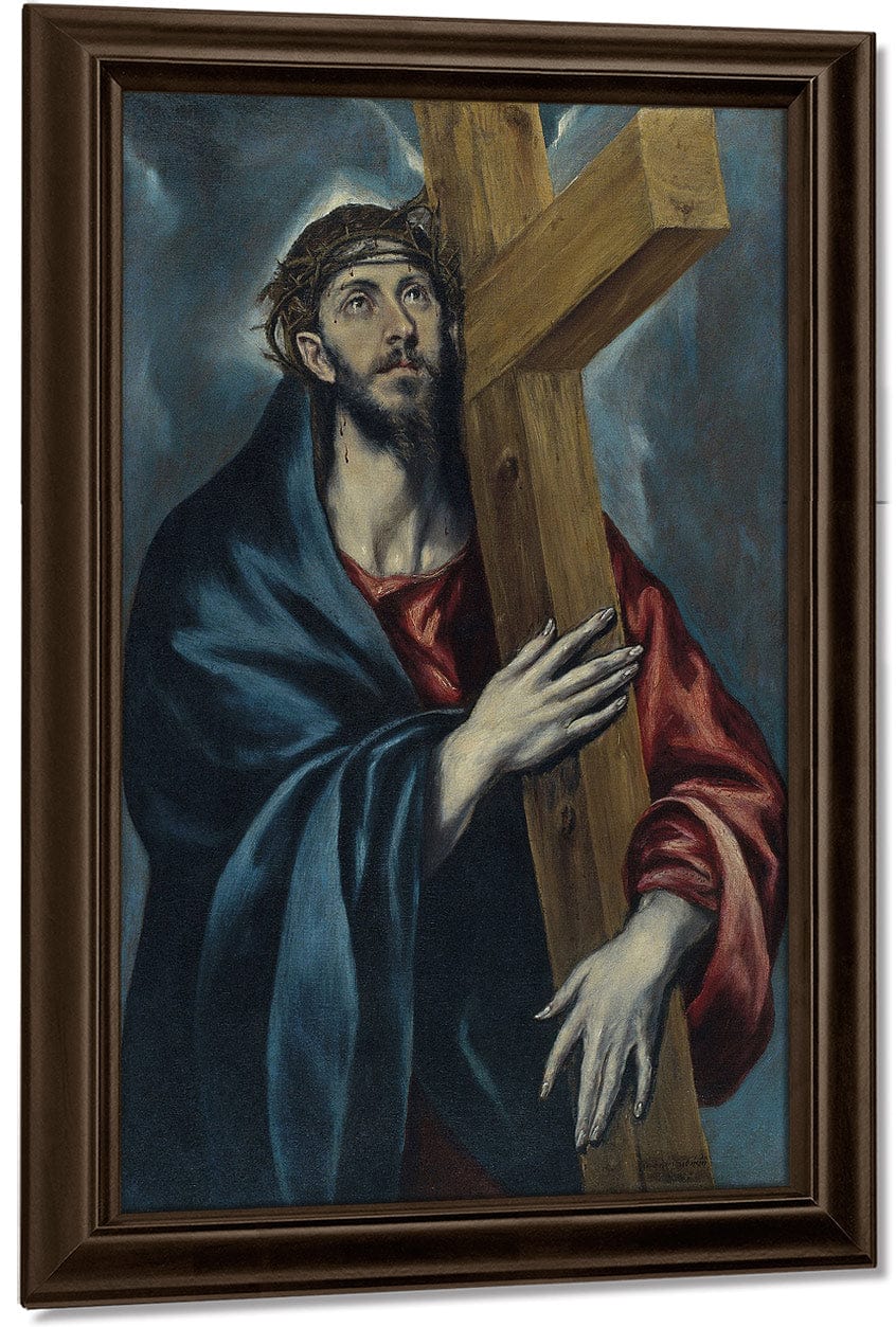 Crist Amb La Creu By El Greco Fine Art Print