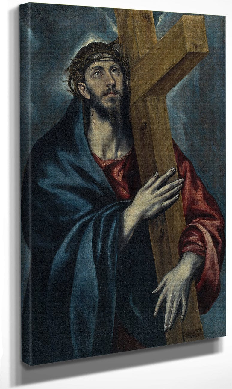 Crist Amb La Creu By El Greco Fine Art Print