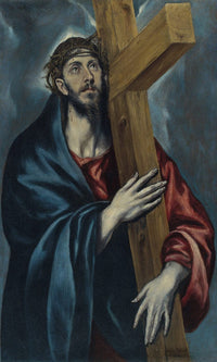 Crist Amb La Creu By El Greco Fine Art Print