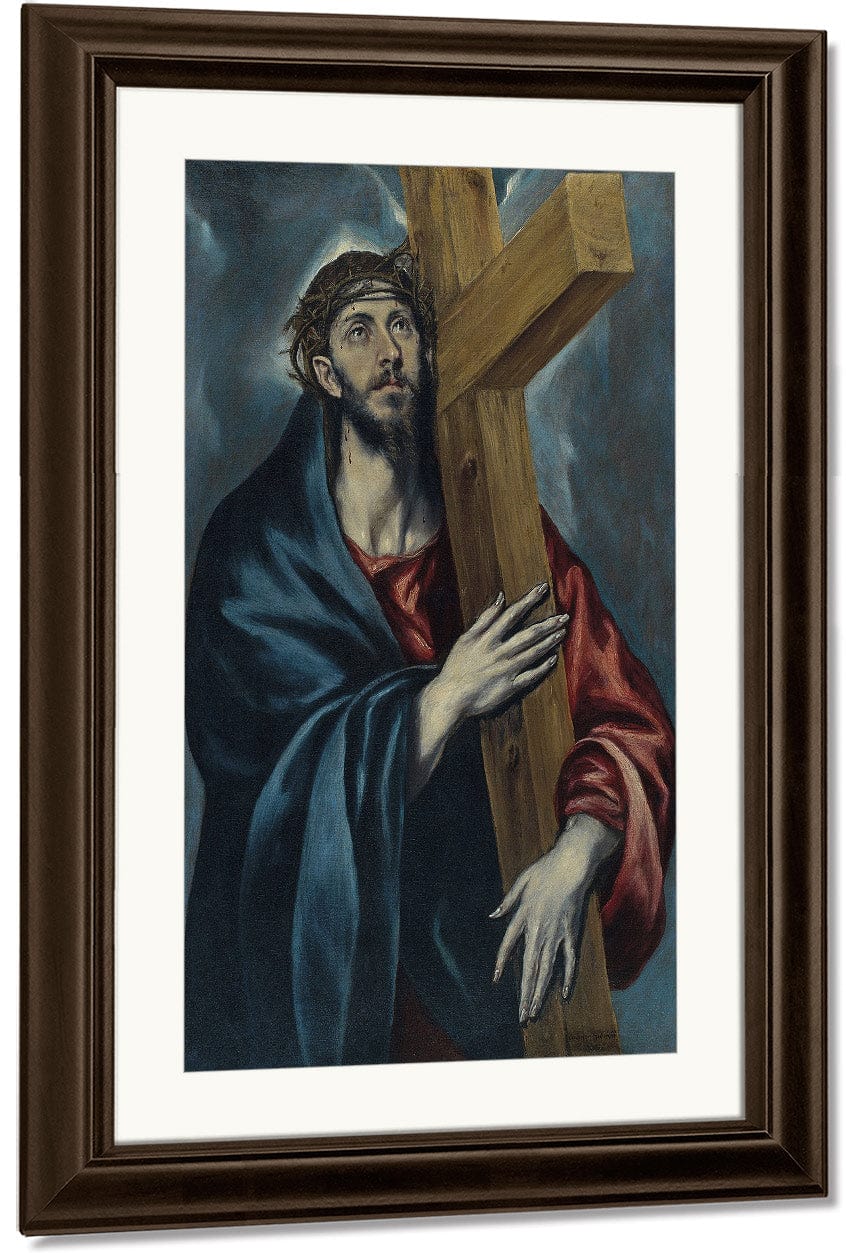 Crist Amb La Creu By El Greco Fine Art Print
