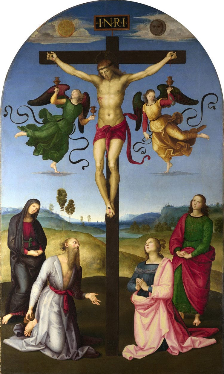 Crocefission By Raphael Sanzio Fine Art Print