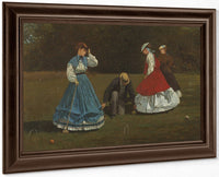 Croquet Scene By Winslow Homer Fine Art Print
