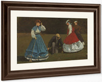 Croquet Scene By Winslow Homer Fine Art Print