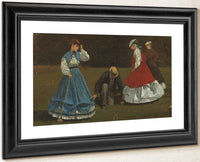 Croquet Scene By Winslow Homer Fine Art Print