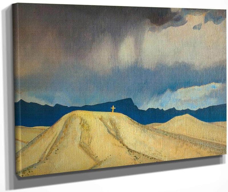 Cross On The Hill By Maynard Dixon Fine Art Print