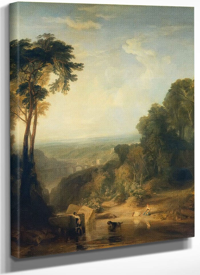 Crossing The Brook By Jwm Turner Fine Art Print