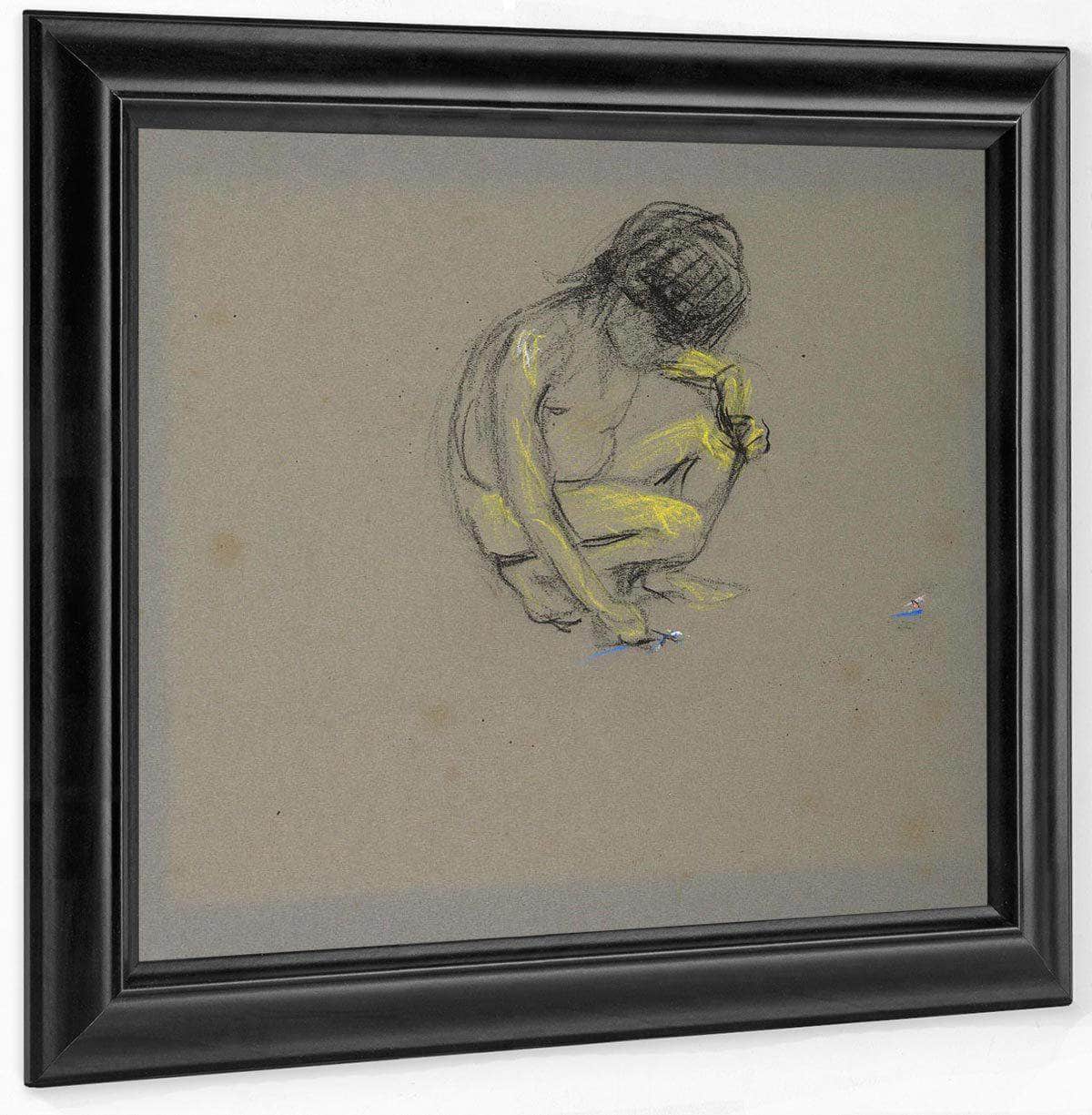 Crouching Boy By Alice Pike Barney Fine Art Print